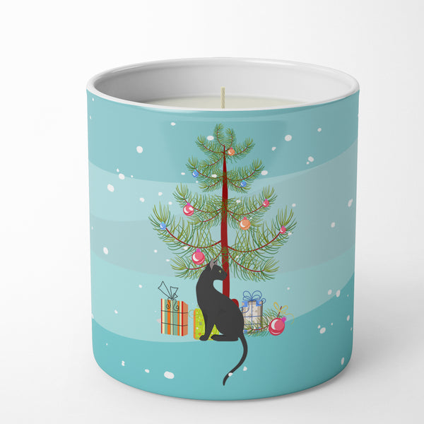 Buy this Pantherette Cat Merry Christmas 10 oz Decorative Soy Candle