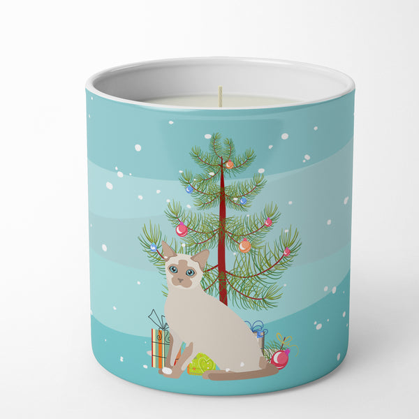 Buy this Tonkinese Cat Merry Christmas 10 oz Decorative Soy Candle