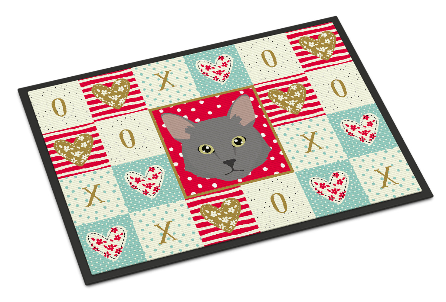 Nebelung Cat Love Indoor or Outdoor Mat 18x27 CK5136MAT