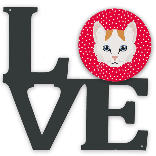 Turkish Van Cat Love Metal Wall Artwork LOVE CK5176WALV by Caroline's Treasures