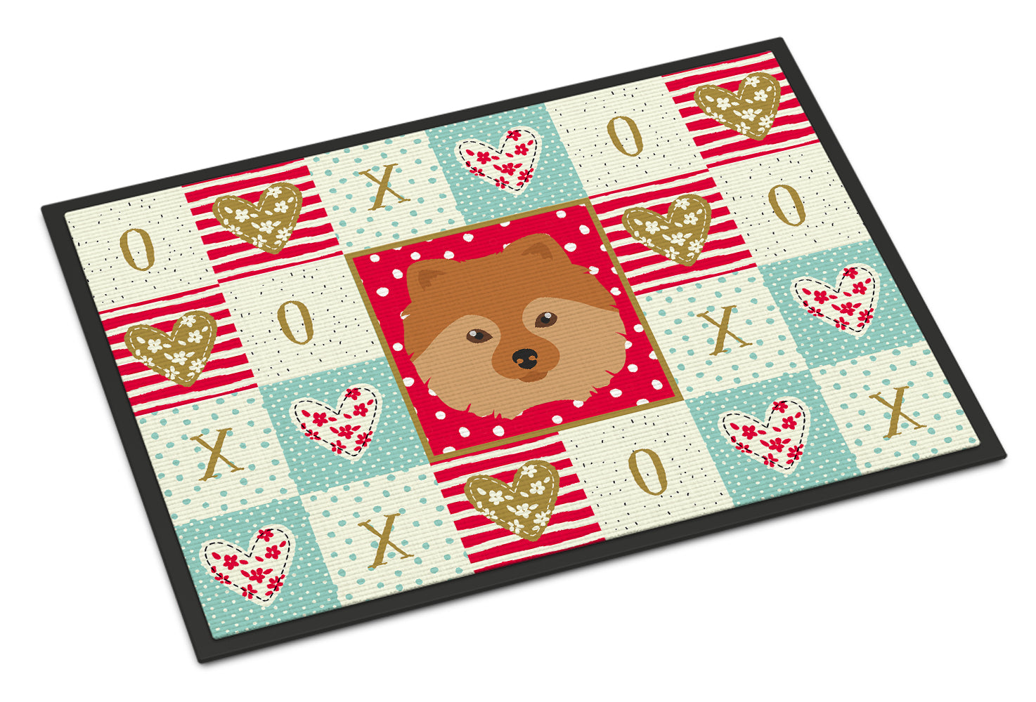 German Spitz Love Indoor or Outdoor Mat 18x27 CK5201MAT