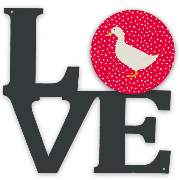 American Pekin Duck Love Metal Wall Artwork LOVE CK5287WALV by Caroline's Treasures