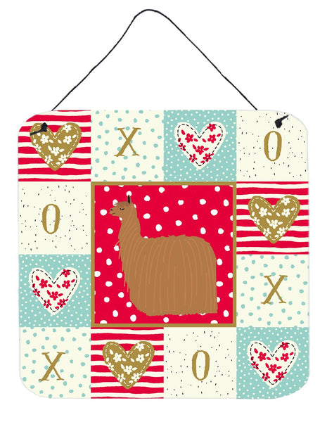 Alpaca Suri Love Wall or Door Hanging Prints CK5347DS66 by Caroline's Treasures