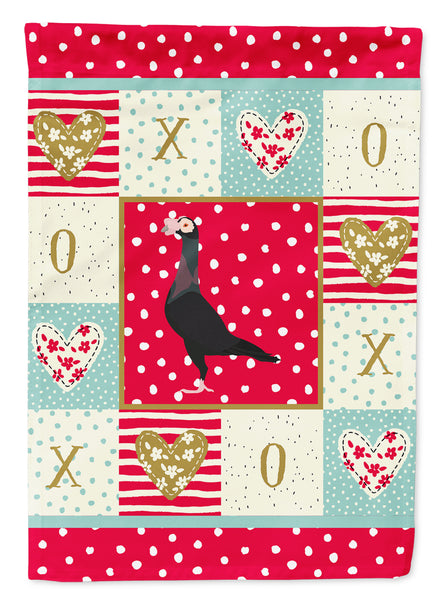 English Carrier Pigeon Love Flag Garden Size CK5372GF  the-store.com.