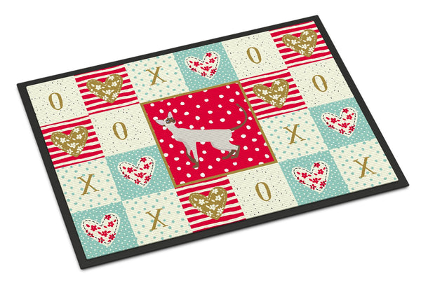 Colorpoint Shorthair Cat Love Indoor or Outdoor Mat 24x36 CK5588JMAT by Caroline's Treasures