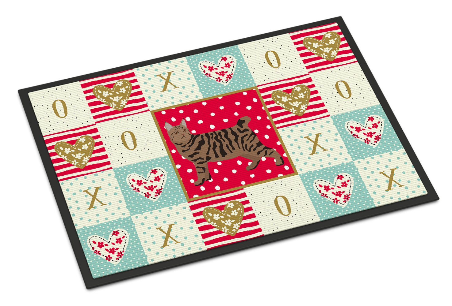 Pixie Bob #3 Cat Love Indoor or Outdoor Mat 18x27 CK5680MAT