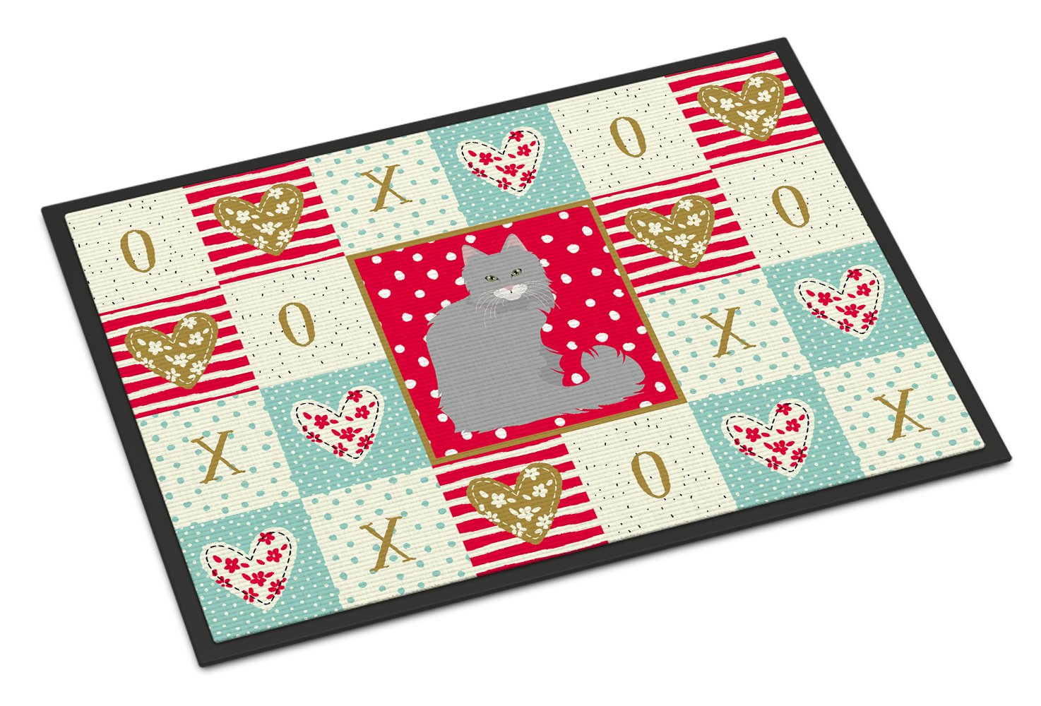 Norwegian Forest Cat Love Indoor or Outdoor Mat 24x36 CK5772JMAT