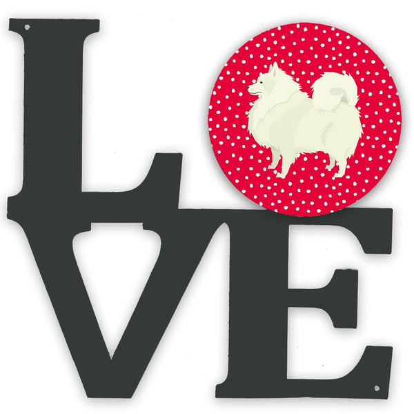 Spitz Love Metal Wall Artwork LOVE CK5955WALV by Caroline's Treasures