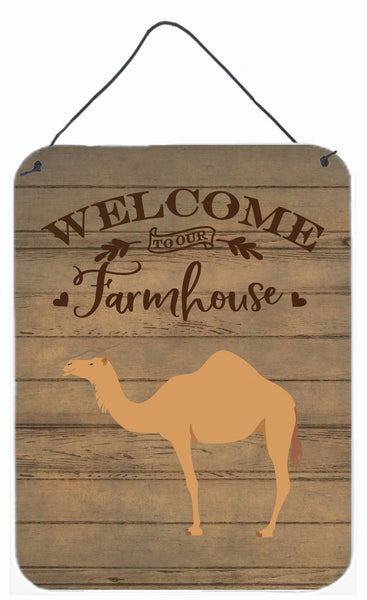 Arabian Camel Dromedary Welcome Wall or Door Hanging Prints CK6761DS1216 by Caroline's Treasures