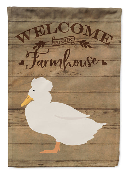 Crested Duck Welcome Flag Canvas House Size CK6801CHF  the-store.com.