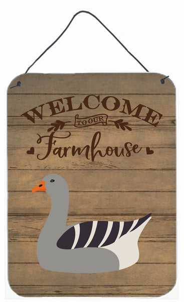 Pilgrim Goose Welcome Wall or Door Hanging Prints CK6837DS1216 by Caroline's Treasures