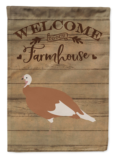 Jersey Buff Turkey Hen Welcome Flag Canvas House Size CK6928CHF  the-store.com.