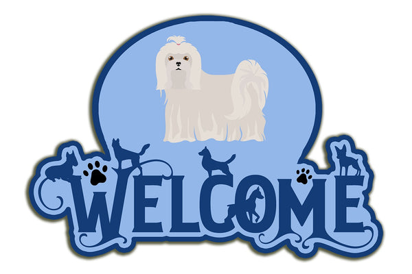 Buy this Maltese Welcome Door Hanger Decoration