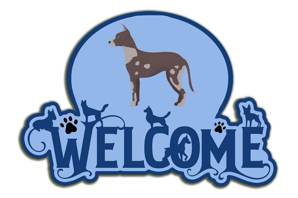 Buy this Peruvian Hairless Dog Welcome Door Hanger Decoration