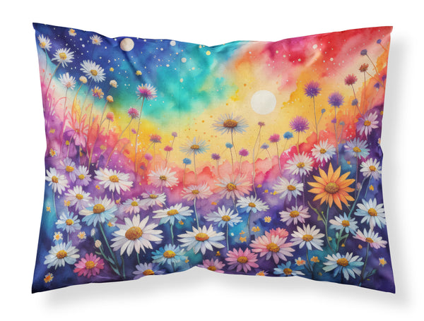 Buy this Asters in Color Fabric Standard Pillowcase