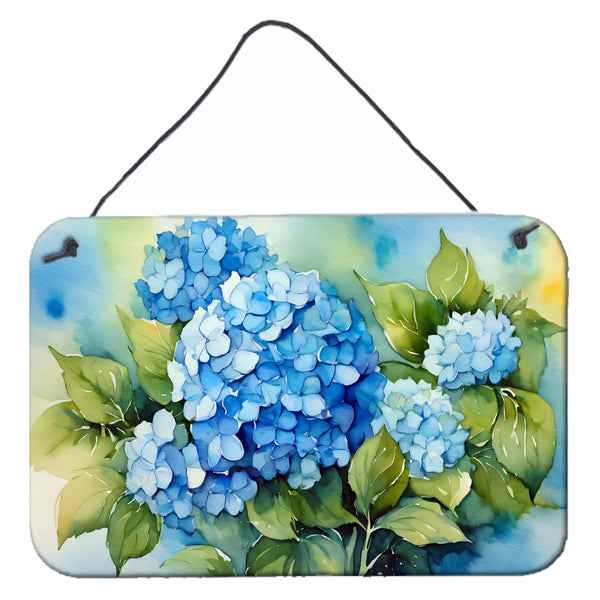 Buy this Hydrangeas in Watercolor Wall or Door Hanging Prints