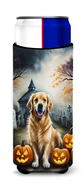 Buy this Golden Retriever Spooky Halloween Hugger for Ultra Slim Cans