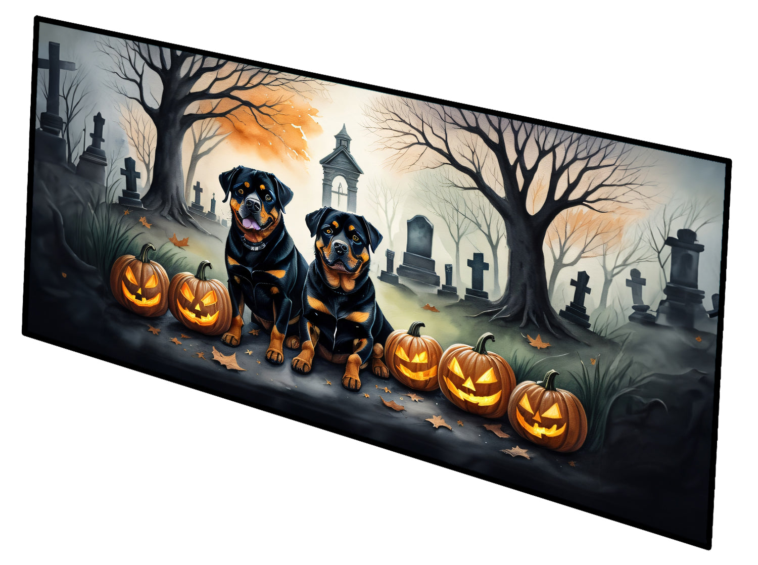 Caroline's Treasures Halloween Golden Retriever Indoor or Outdoor Mat 18x27 BB1763MAT