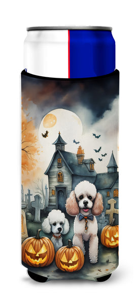 Buy this Poodle Spooky Halloween Hugger for Ultra Slim Cans