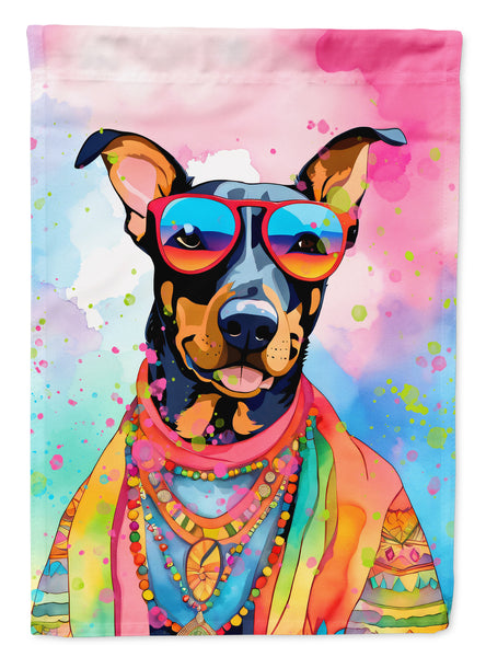 Buy this Doberman Pinscher Hippie Dawg Garden Flag