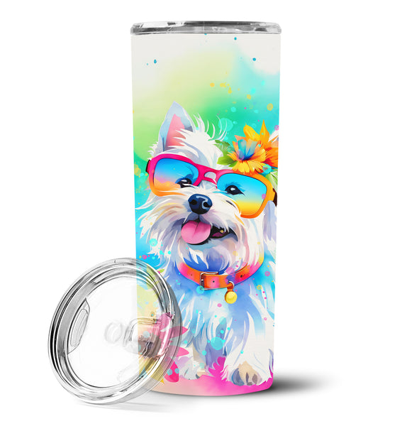 Buy this Westie Hippie Dawg Stainless Steel Skinny Tumbler