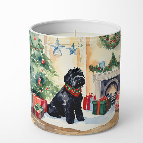 Buy this Black Russian Terrier Cozy Christmas Decorative Soy Candle