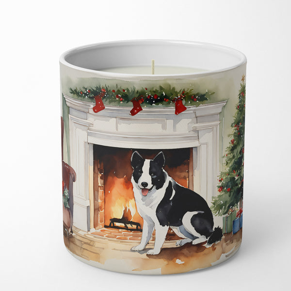 Buy this Karelian Bear Dog Cozy Christmas Decorative Soy Candle