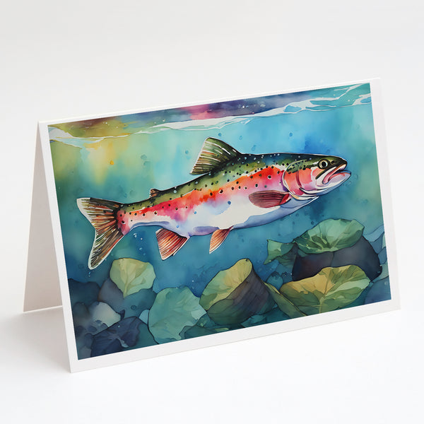 Buy this Rainbow Trout Greeting Cards Pack of 8