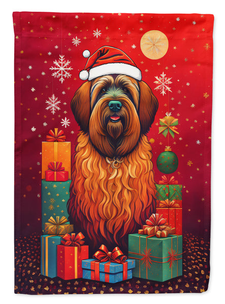 Buy this Briard Holiday Christmas House Flag