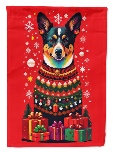 Buy this Lancashire Heeler Holiday Christmas Garden Flag