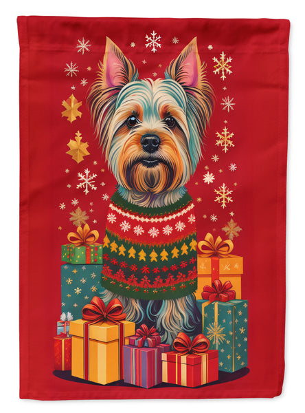 Buy this Silky Terrier Holiday Christmas Garden Flag