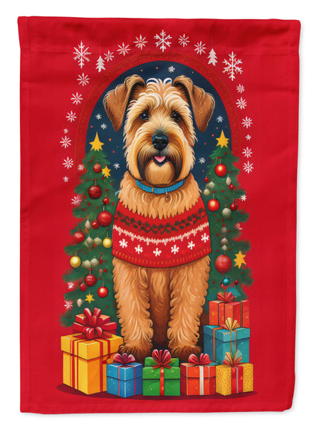 Buy this Wheaten Terrier Holiday Christmas Garden Flag