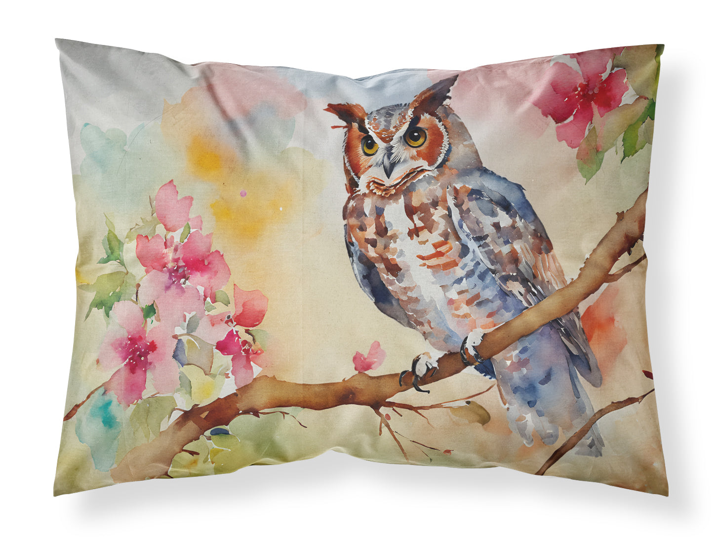 Eastern Screech Owl Standard Pillowcase from Caroline's Treasures 