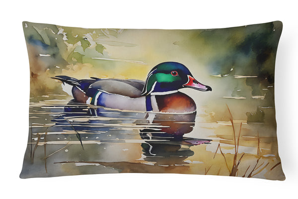 Buy this Wood Duck Throw Pillow