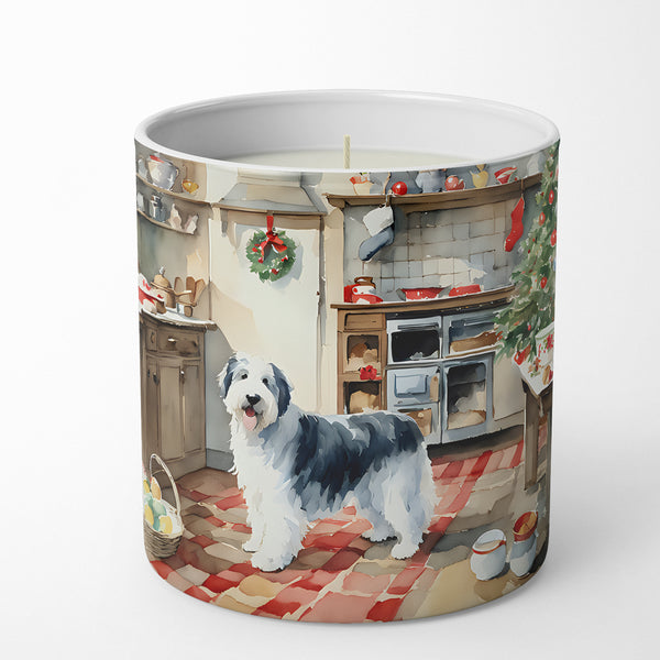 Buy this Old English Sheepdog Christmas Cookies Decorative Soy Candle