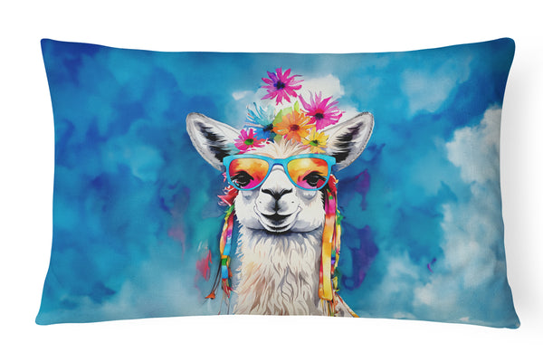 Buy this Hippie Animal Llama Throw Pillow