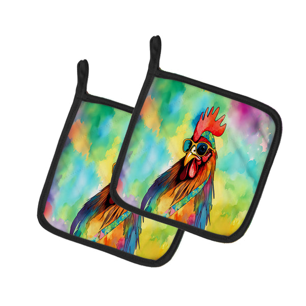 Buy this Hippie Animal Rooster Pair of Pot Holders