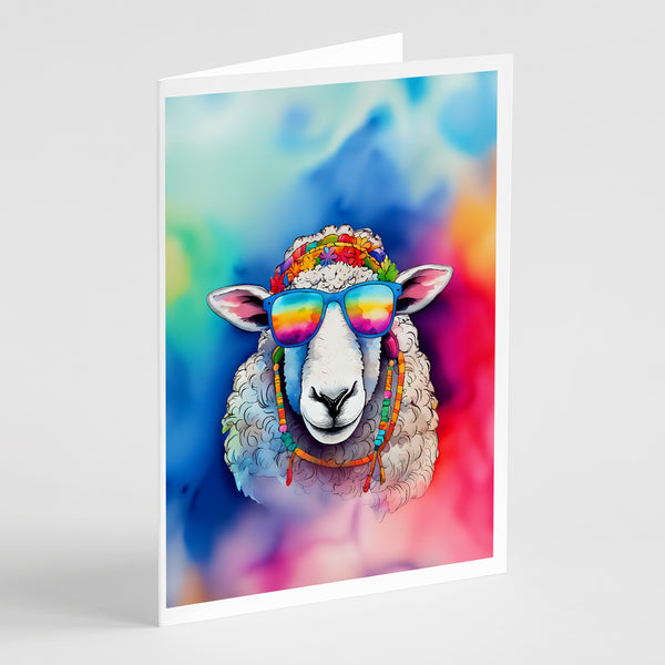 Buy this Hippie Animal Sheep Greeting Cards Pack of 8