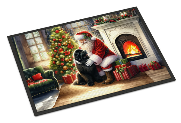 Buy this Newfoundland and Santa Claus Doormat