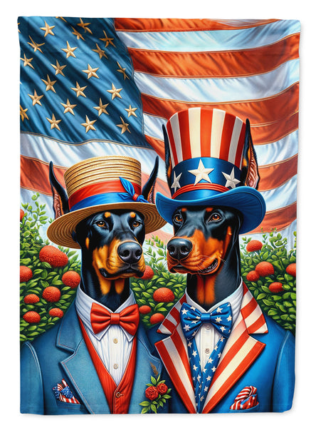 Buy this All American Doberman Pinscher Garden Flag