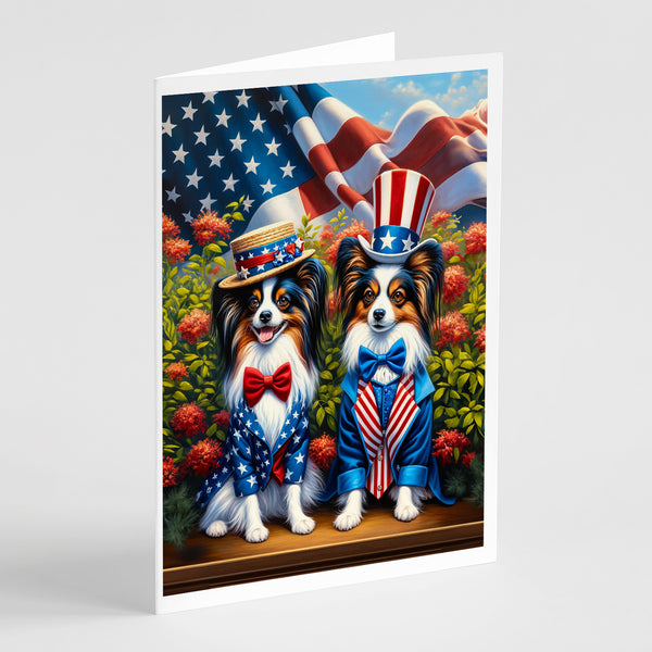 Buy this All American Papillon Greeting Cards Pack of 8