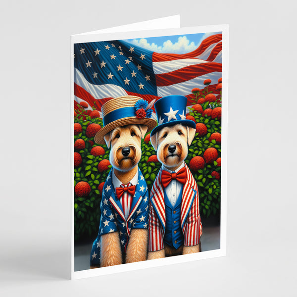 Buy this All American Wheaten Terrier Greeting Cards Pack of 8