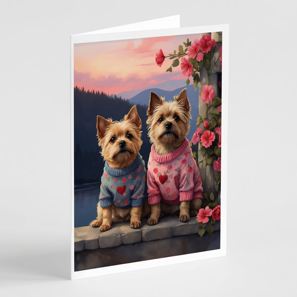 Buy this Cairn Terrier Two Hearts Greeting Cards Pack of 8