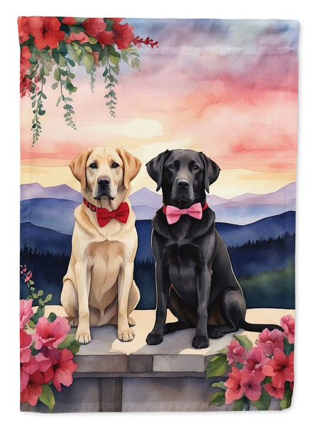 Buy this Labrador Retriever Two Hearts Garden Flag