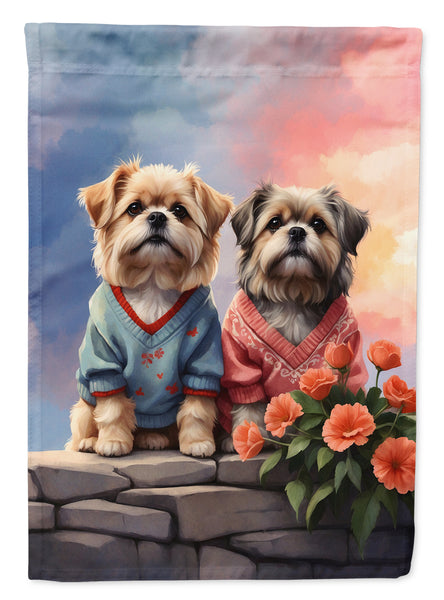Buy this Lhasa Apso Two Hearts Garden Flag