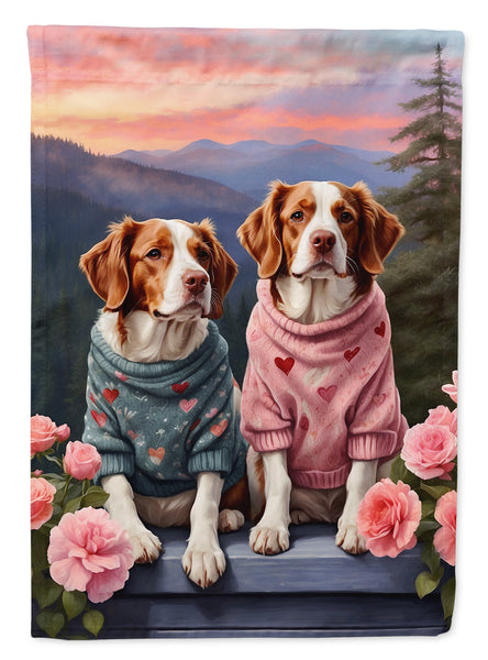 Buy this Welsh Springer Spaniel Two Hearts Garden Flag