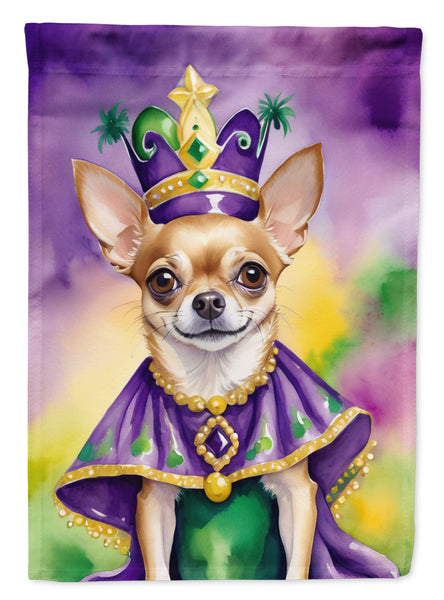 Buy this Chihuahua King of Mardi Gras Garden Flag