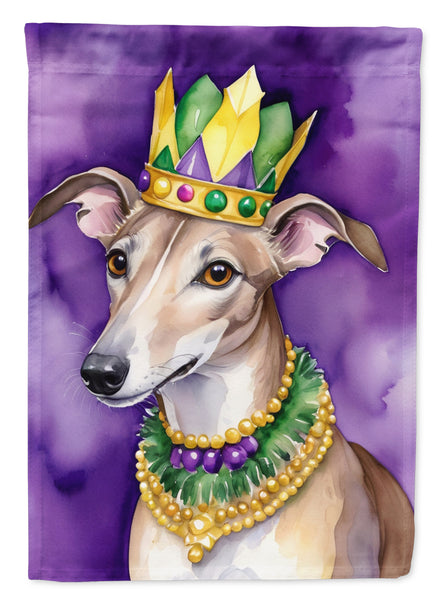 Buy this Greyhound King of Mardi Gras Garden Flag