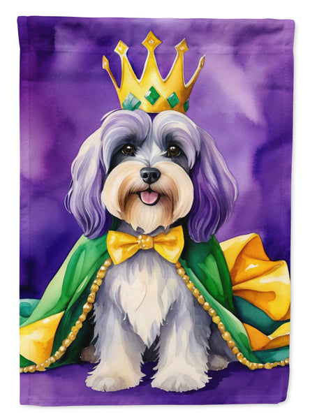 Buy this Tibetan Terrier King of Mardi Gras Garden Flag