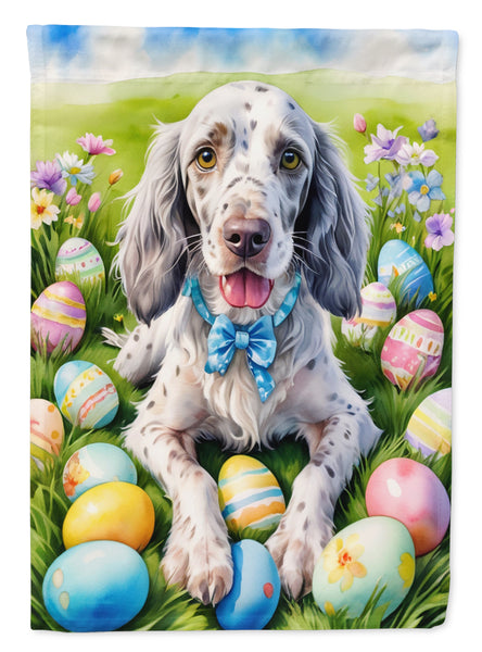 Buy this English Setter Easter Egg Hunt Garden Flag